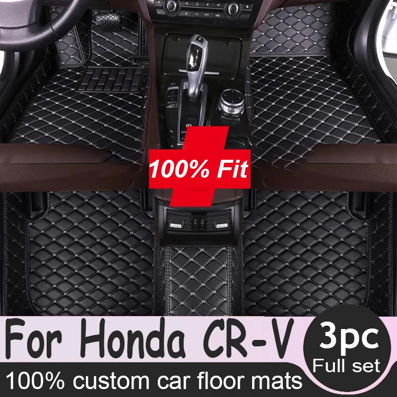 

For Honda CR-V CRV CR V RS 2023 2024 2025 Car Floor Mats Non-hybrid Auto Waterproof Alfombra Para Auto Car Accessories Interior