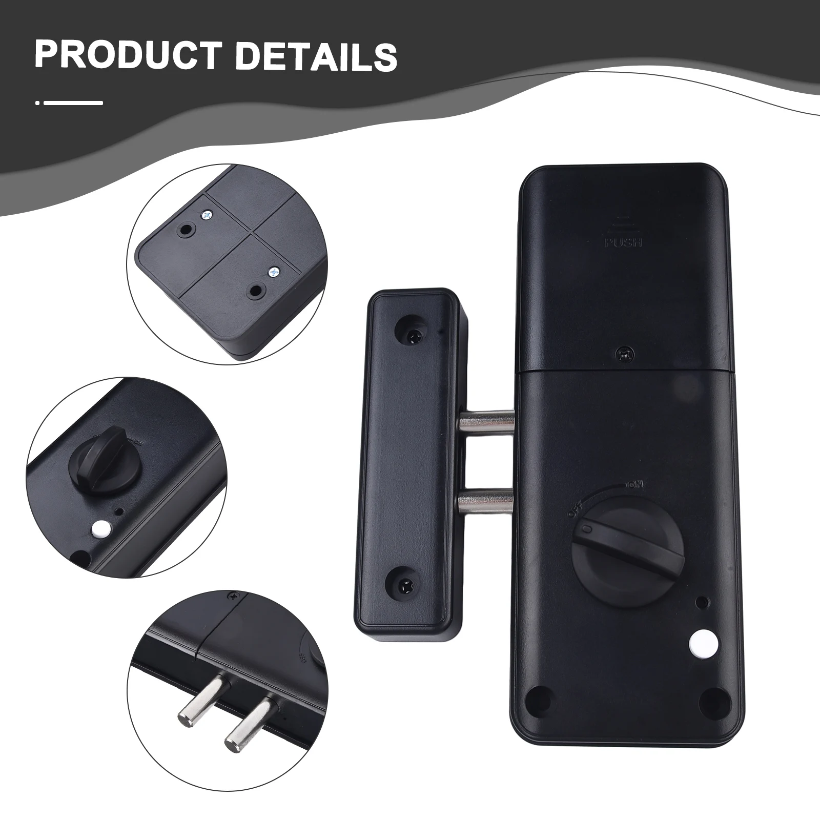 Invisible Design For For Smart Door Lock For For Indoor Use App Control and Card Unlocking For For Convenient Access