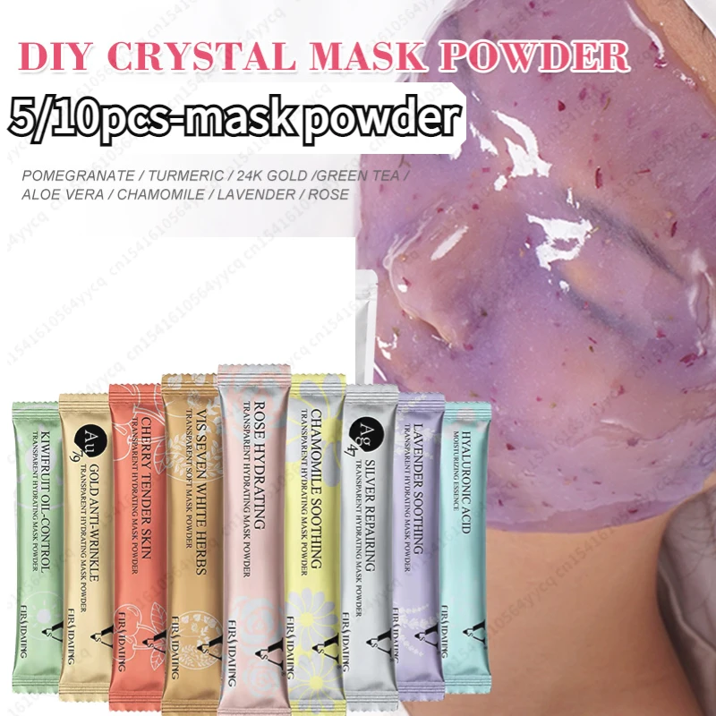 Soft SPA Hydro Jelly Mask Powder Anti-aging Brighten Peel Off DIY Facial Mask Crystal Flower Petal Rose Mask Powder