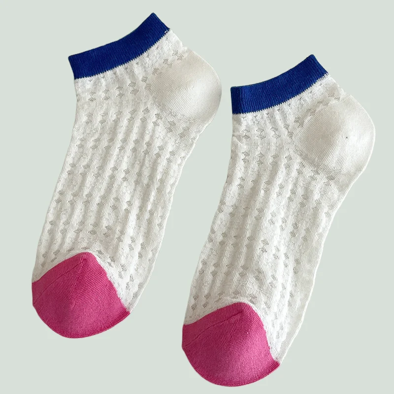 Chaussettes d'été fines et respirantes pour femme, socquettes confortables en maille, pour abonnement au bateau, dopamine, document, niche, assorties avec tout, 5/10 paires