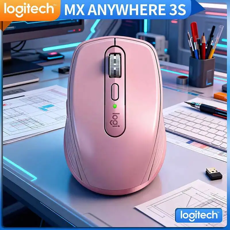 

Wireless MX Anywhere 3S - Darkfield 8K DPI, 70-Day Battery, Hyper-Scroll, Great for Floral Delivery Tour & Remote Studio Office