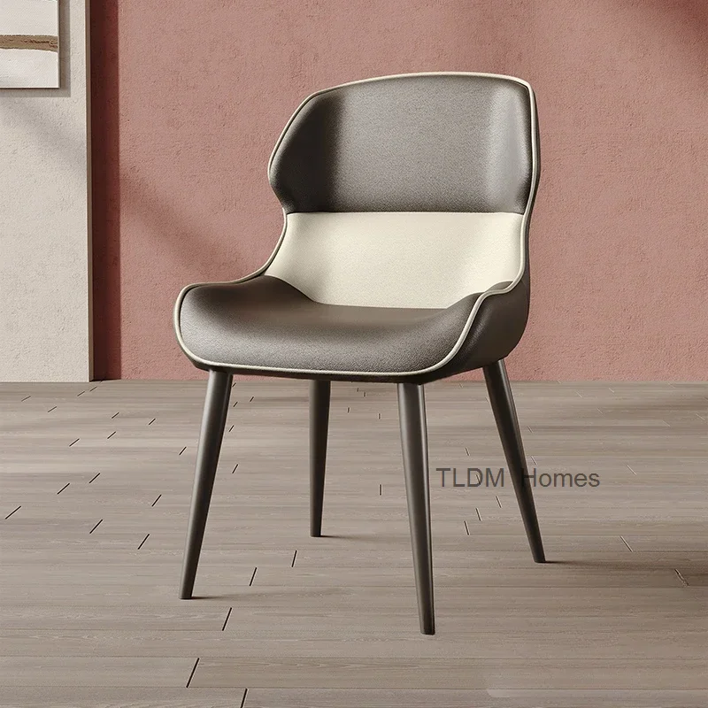 

Роскошные деревянные обеденные стулья в скандинавском стиле, металлический современный дизайн для столовой, эргономичные обеденные стулья, кухня для гостиной, Cadeira