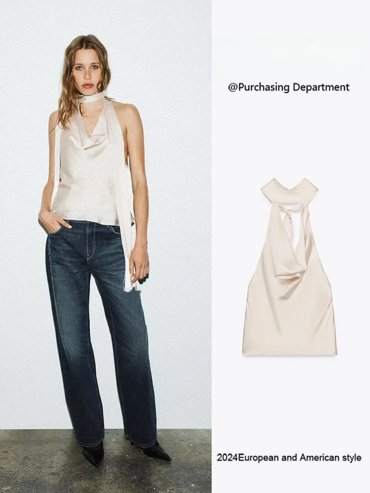 

Spring New Arrival Women's Faionable Bal Silk Satin Tassel Hanging Neline Top Ele Ethnic Sle Stage Costume