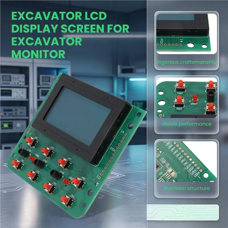 Exquisite-Excavator LCD Screen Panel For Kobelco SK-6 SK200-6 SK135SR Excavator Monitor Aftermarket Spare Parts