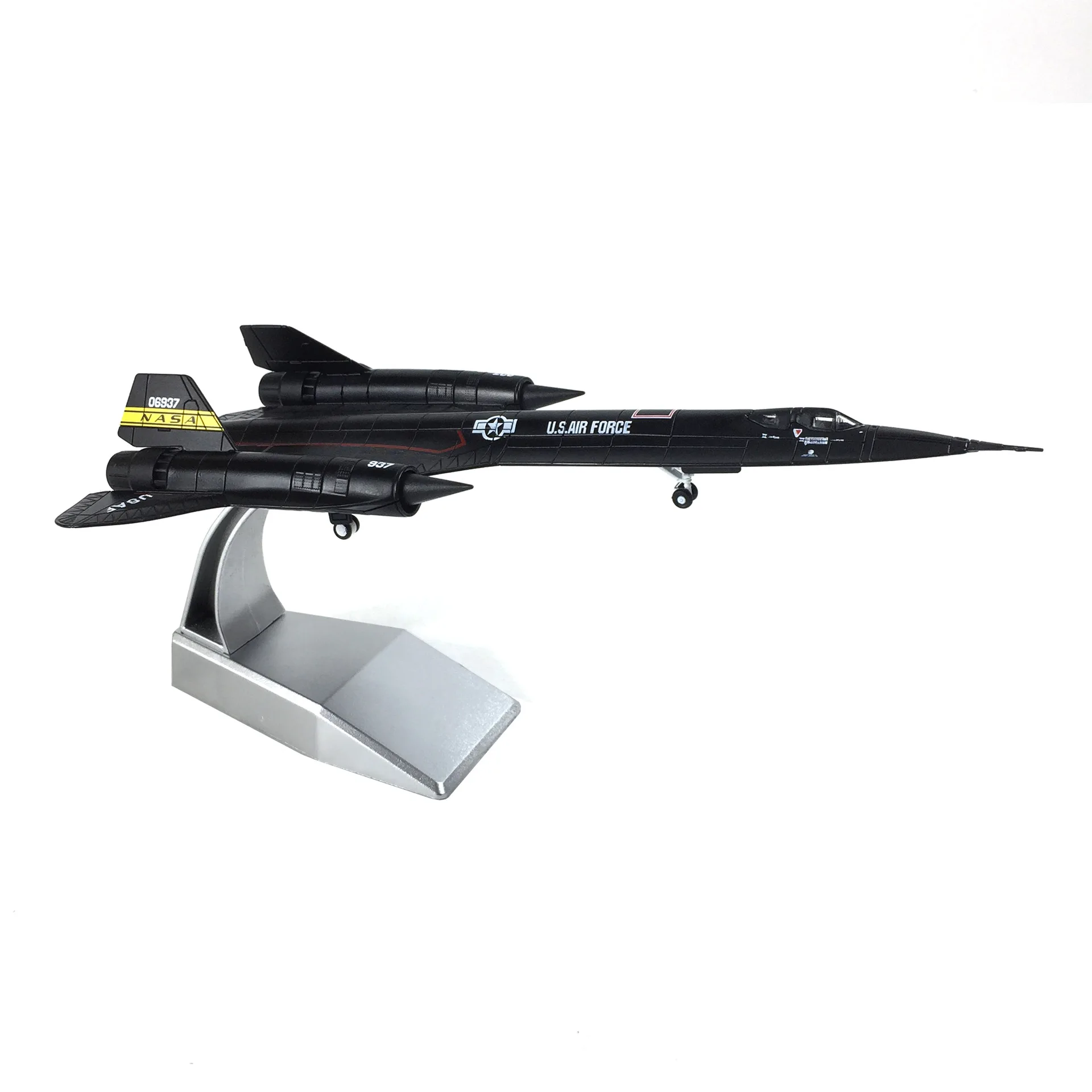 Juguetes fundidos a presión de aleación de Metal, escala 1:144, SR-71 SR71 SR7, colección de modelos de aviones Blackbird autorizados