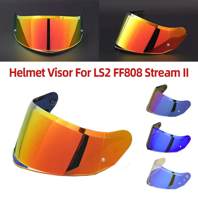 Casco para motos Visor Lens For LS2 FF808 Helmet UV Protection Dustproof WindShield Motorcycle Accessories anti fog stickers