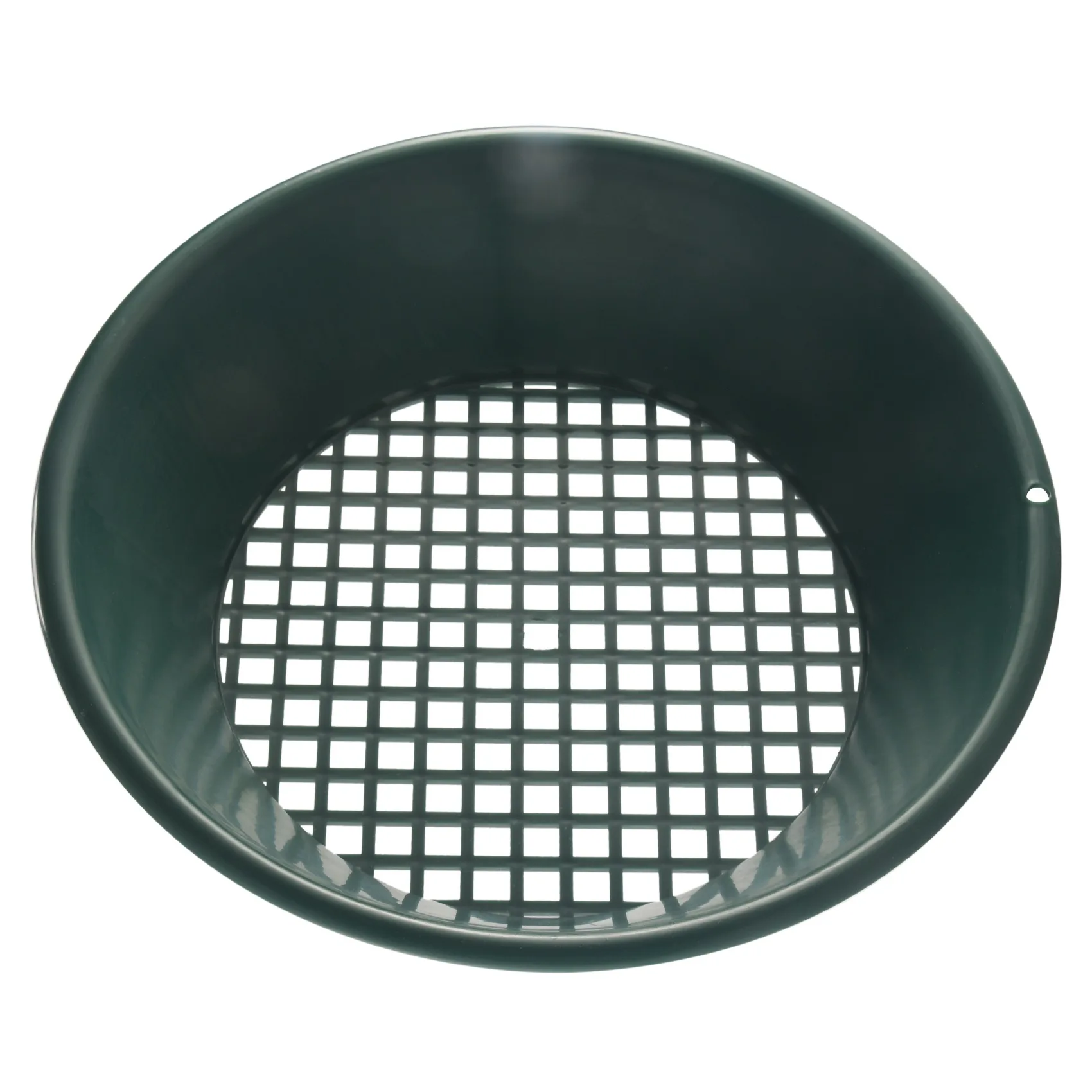 

The New 1Pc Green Gold Pan Sifting Classifier Mesh Screen Mining Sifter Metal Detecting Tool Panning Classifier 34X34x10cm
