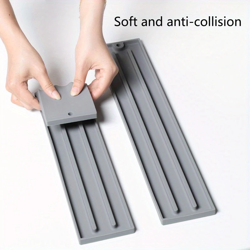 45cm Silicone Drainer Mat Anti Slip Sink Tray Tableware Cushion Organizer Kitchenware Protection Mat Kitchen Storage Pads