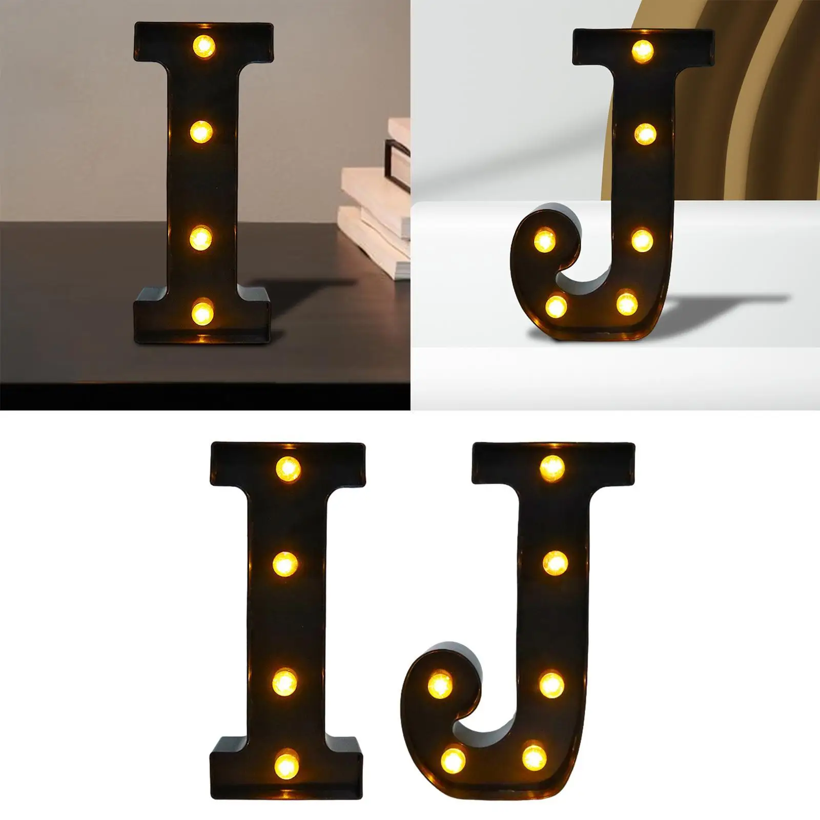 LED Marquee Letter Light Warm White Marquee Letter Lamp Lighted Marquee Letter Light for Outdoor Wedding Birthday Cafe Party