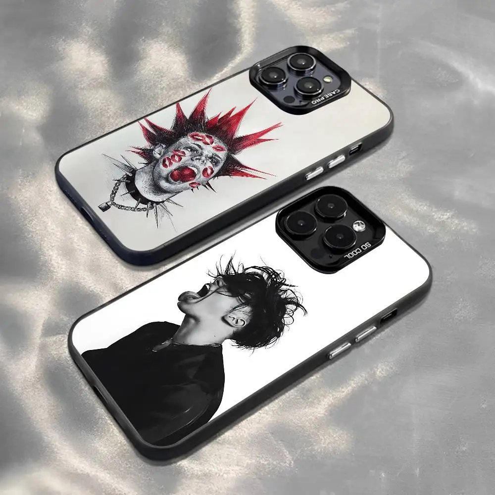 

Singer Y-Yungblud-S Phone Case For IPhone 16 15 Plus 14 13 12mini 11Pro Max Candy Matte Shockproof Back Cover