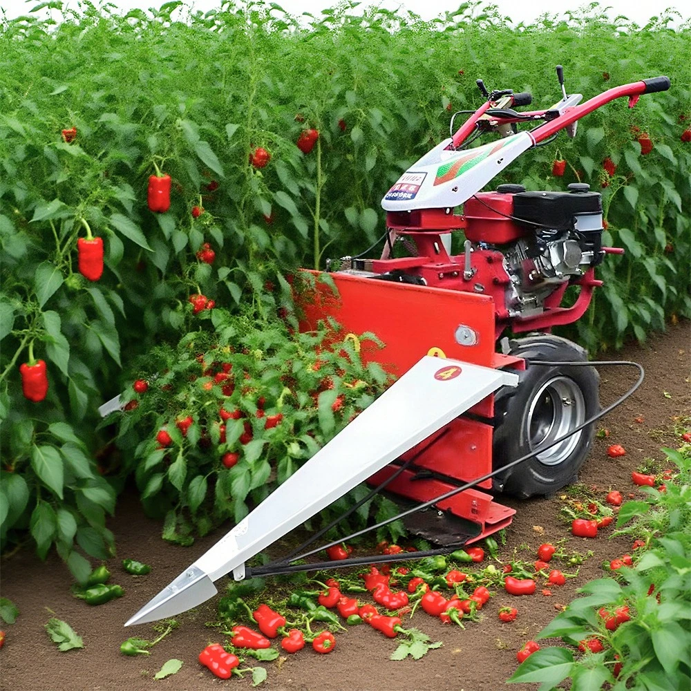 Harvesting Single Row Maize Harvester Soybean Wheat Rice Reaper Mini 2 Wheels Farm Cutting Machine