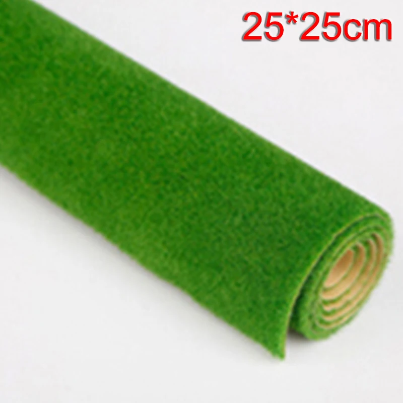 1pc Grass Landscape Mat Rolls Wargame Scenery Sand Table Railway Model Accessories Garden Supplies Artificial Lawn