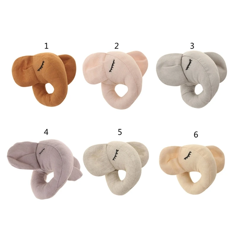 New Baby Hand Bells Rattles Soft Plush Shaking Newborn Gift Infant Early Educational Toy Elephant BabyStuff