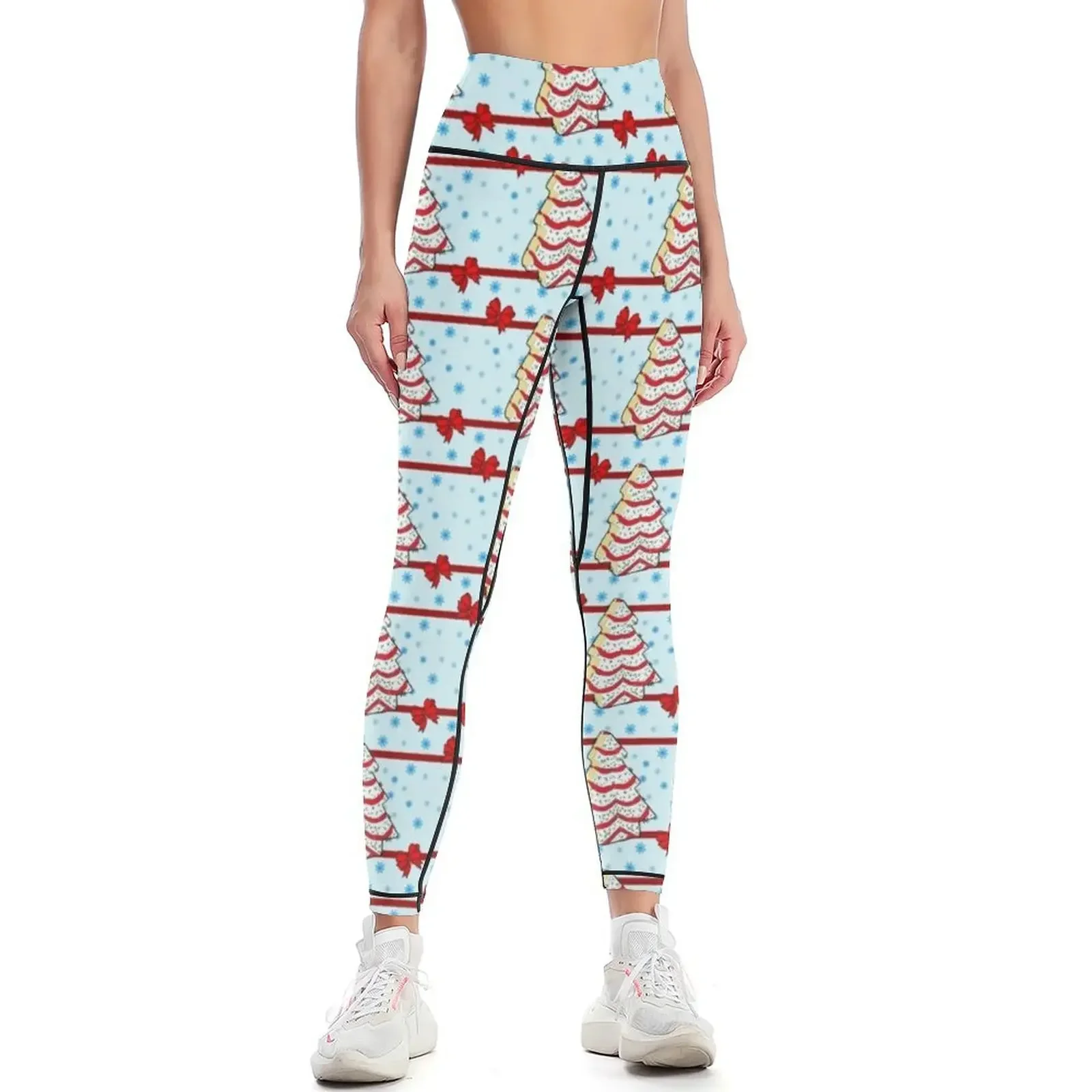 

Little Debbie Christmas Leggings sport pants Women's push up Sports pants woman gym top Womens Leggings