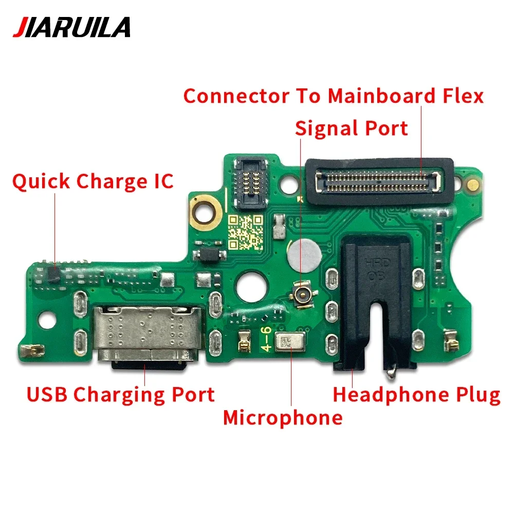 USB Charging Port Board Flex Cable Connector Parts For Infinix Camon 18T 20 Pro Ck6n Ck7N Pop 7 BF6 Pova 3 5G Microphone Module