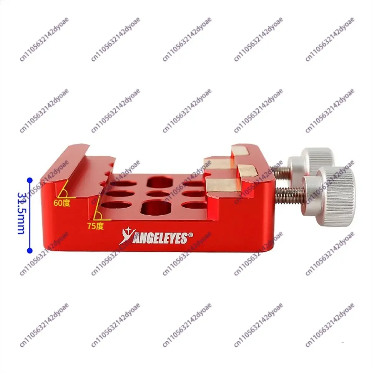 A72U Angeleyes Telescope Dovetail Mounting Plate Standard Dovetail Plate Dovetail Mounting Fixing Plat Red