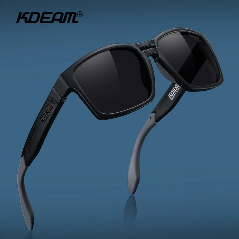 

KDEAM Brand TR90 Frame Sport Women Sunglasses Polarized Square Shockingly Color Sun Glasses Outdoor Driving Photochromic Eyewear