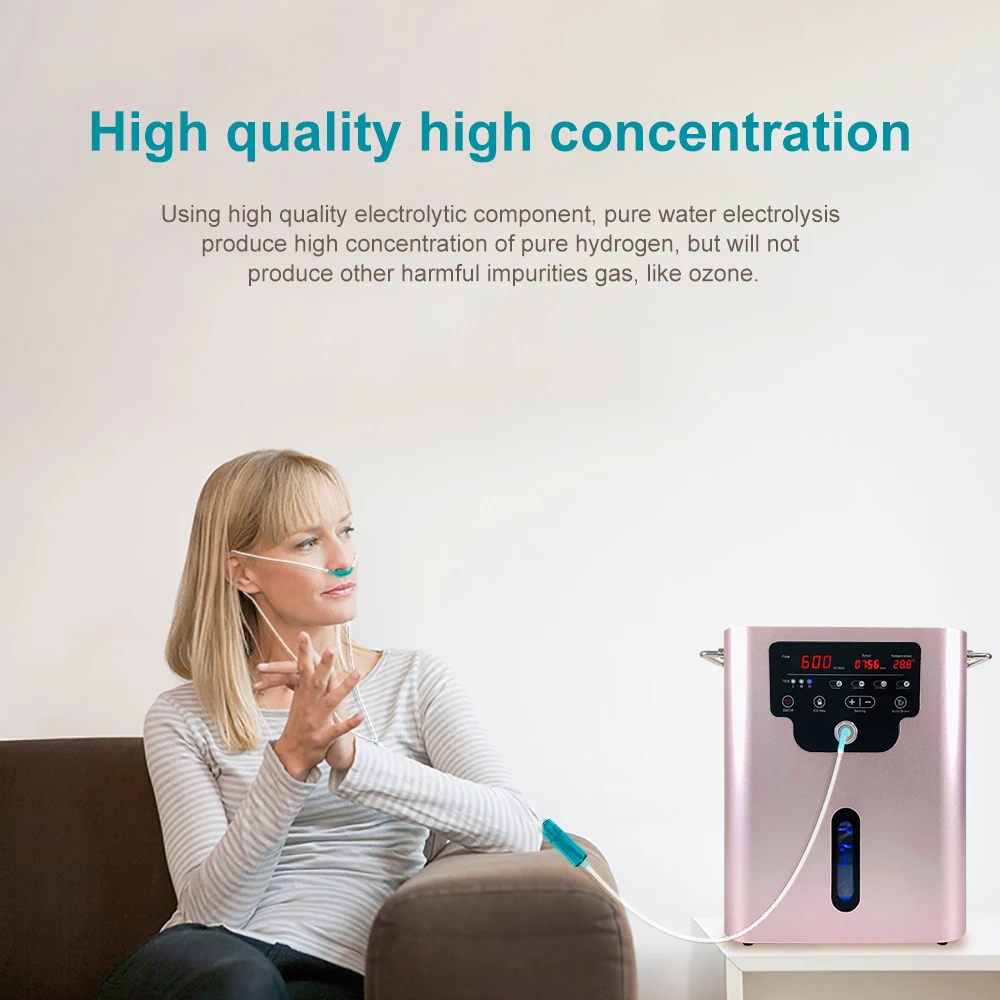 Hydrogen&Oxygen Inhalation Machine 600ML 900ML 1500ML 3000ML Molecular Hydrogen Water Machine  H2 Generator Home Care Suyzeko