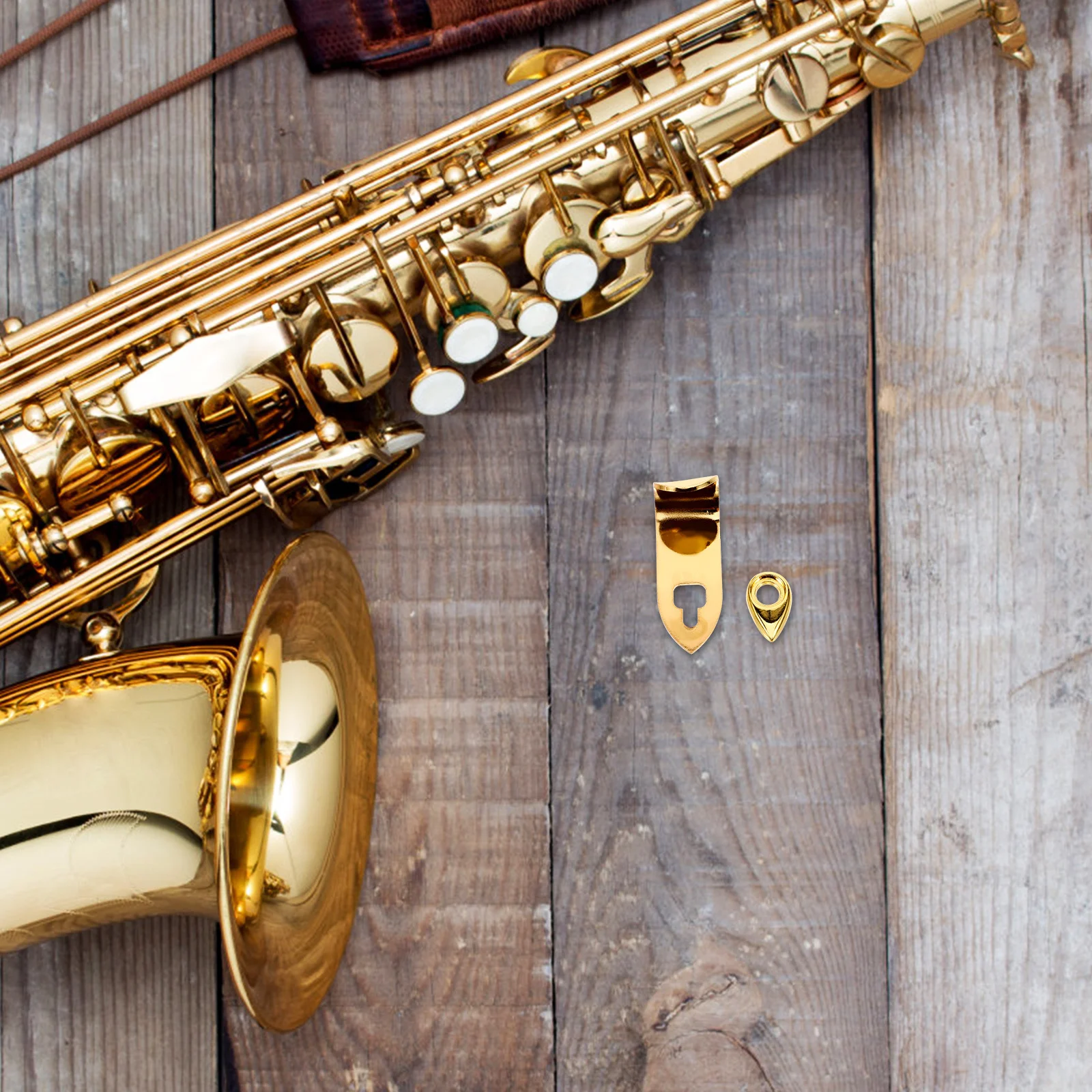 استبدال مسند الإبهام المعدني لساكسفون ألتو تينور يدعم الأداء المستقر وسطح حرفي دقيق #4