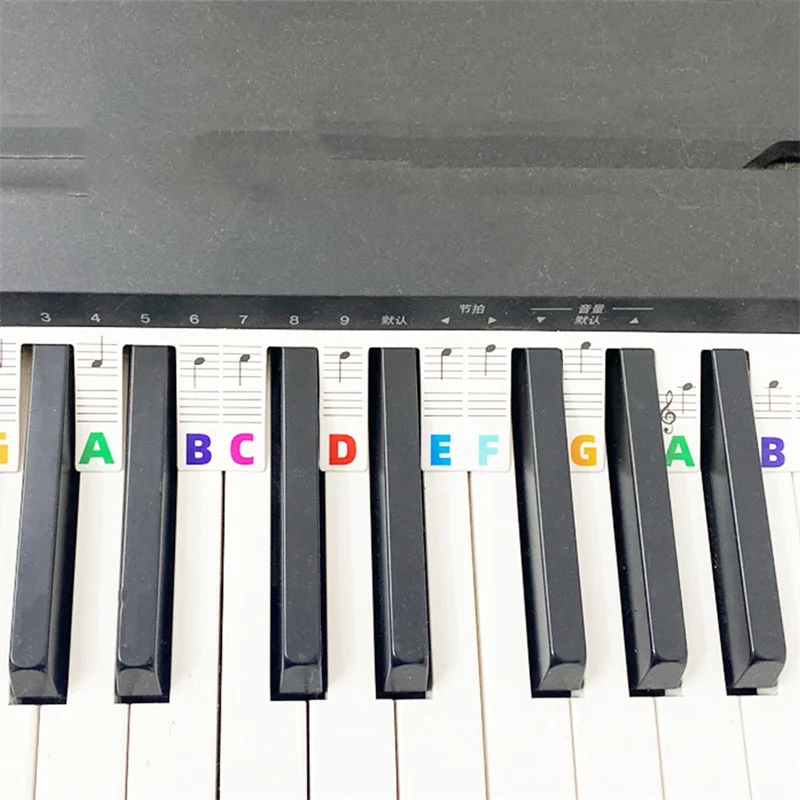 Piano Keyboard Note Stickers For 88 Keys Piano Keyboard Note Stickers For Electric Piano Stickers Strips Of Fifth Line Notes