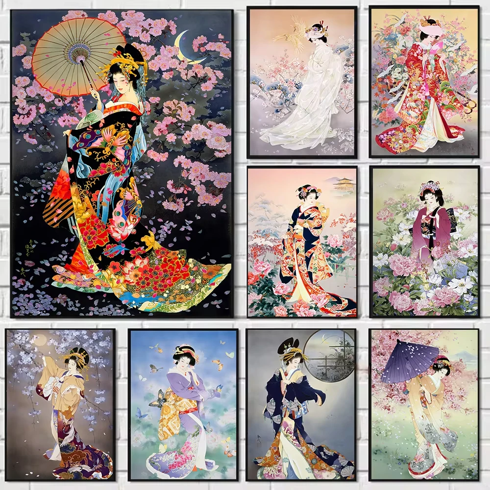 Elegant Japanese Geisha New Style Educational Puzzle Difficult Challenge Leisure Decompression Jigsaw Puzzle