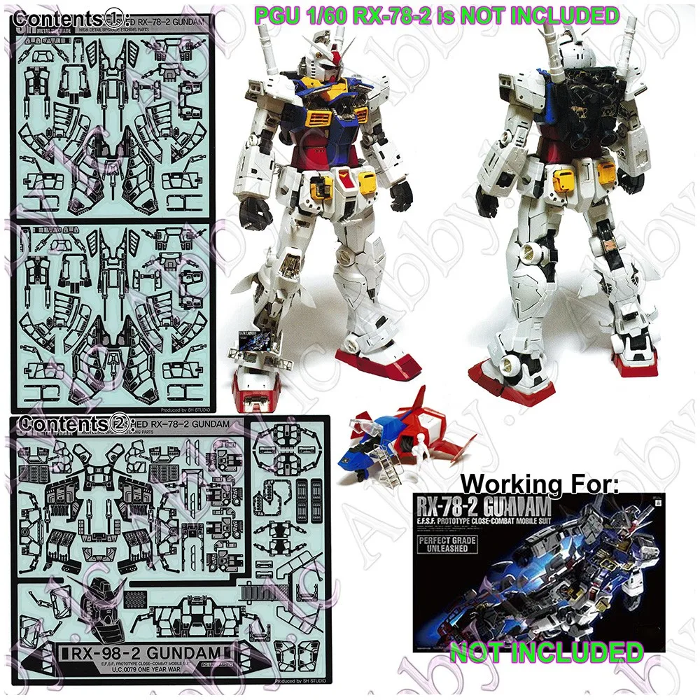 SH 78 Model Eklentileri: PG 1/60 RX-78-2 2.0 Unleashed Modeli İçin En İyi Ekstra Parçalar