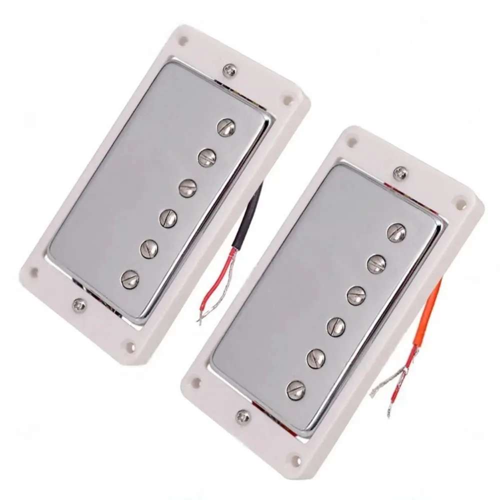 Pickup gitar elektrik dual-coil EPI double-block dengan penutup tembaga 6 lubang