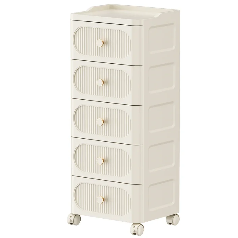 

Bedroom seam storage cabinet kitchen rack 30/40/50 cm multi-layer bathroom narrow side cabinet clothes locker