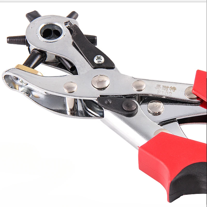 Design Eyelet Puncher DIY Tool Watchband Strap Household Leathercraft Leather Belt Hole Punch Plier Hole Puncher Belt Hole Punch