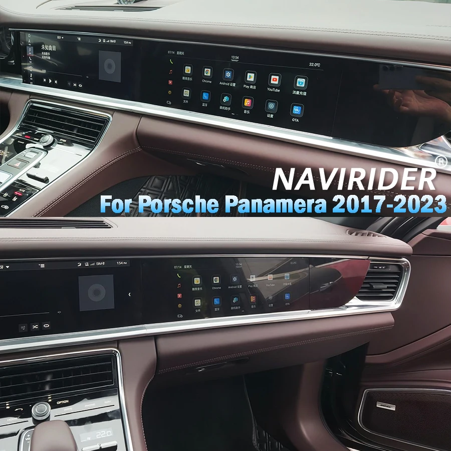 

11inch For Porsche Panamera 2017-2023 Android Car Radio Multimedia Video Player Upgraded Copilot Smart Screen Carplay GPS Navi