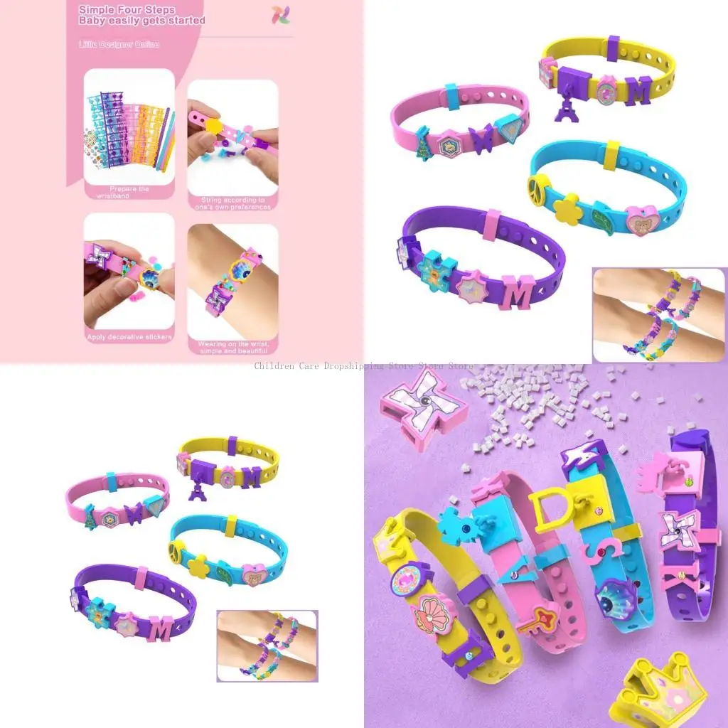 

Girls Creative Jewelry Making Set Ages 5-12 Bead Craft Set Birthday Gift Craft Toy