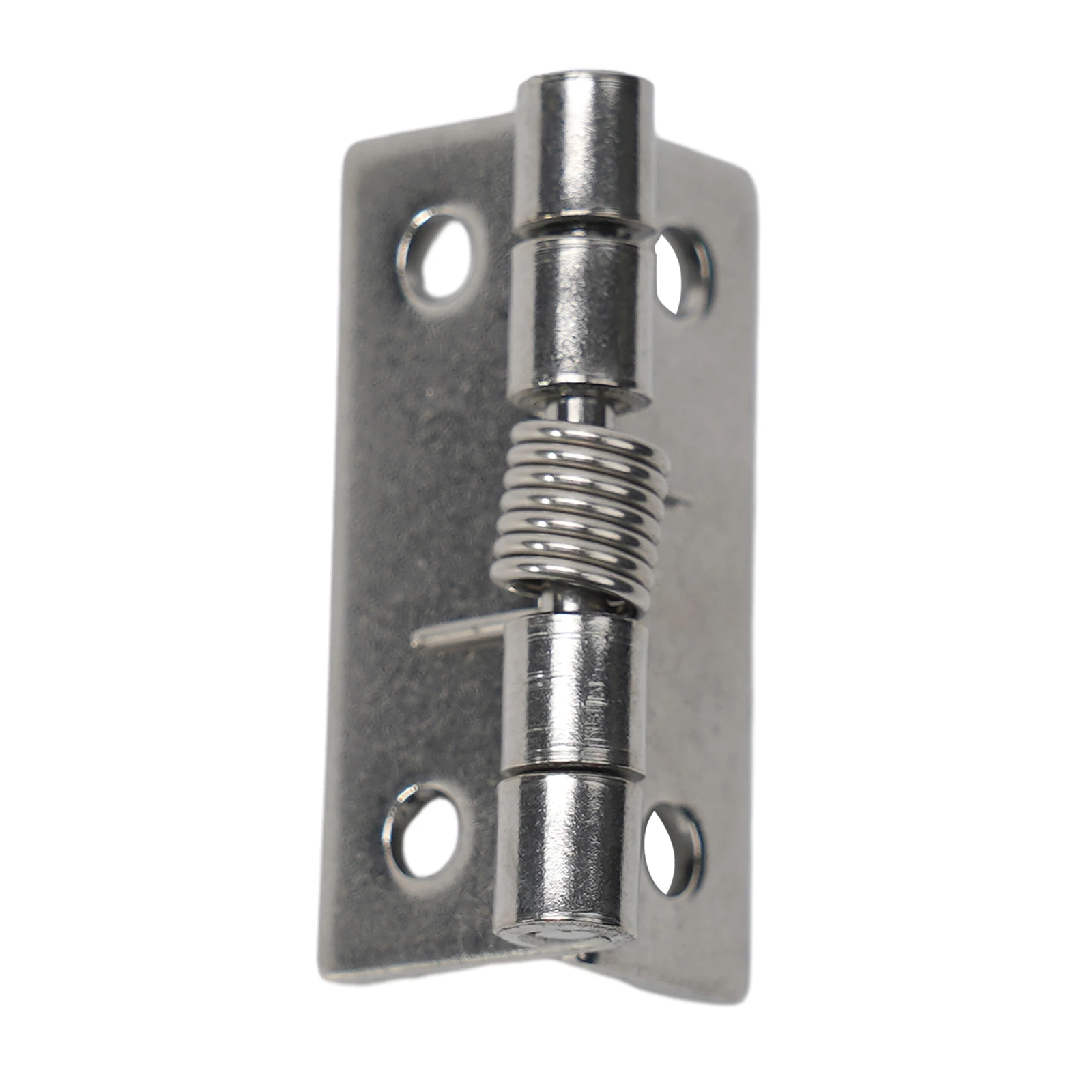 Door Hinges Spring Hinges Parts Practical Replacement Self Closing Spring Stainless Stee Stainless Steel 2x Door image 3
