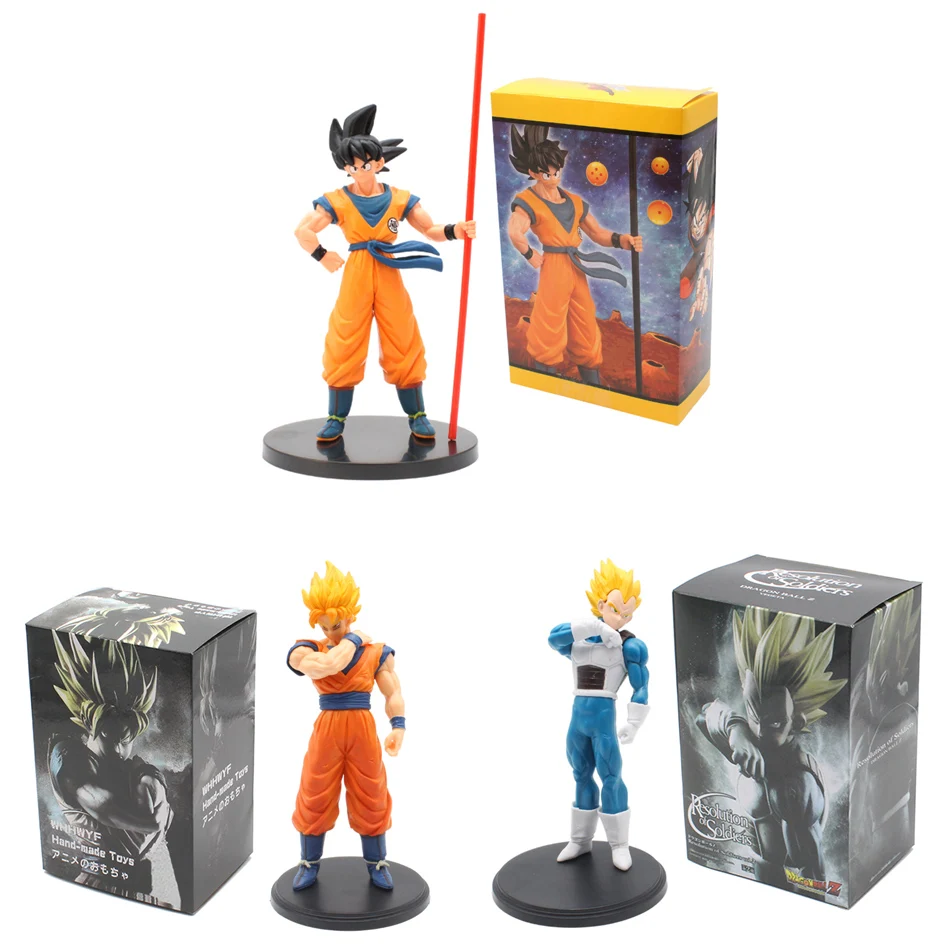 Dragon Ball Z Super Saiyan Son Goku Vegeta Anime Action Figure DBZ ROS Awakening Gohan Figures Collection Toys for Kids Gifts