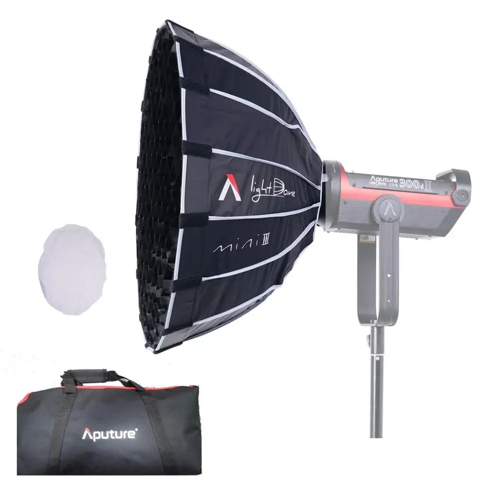 【DO BRASIL】Aputure Light Dome Mini III Deep Octagon Softbox Bowens Mount Soft box with Grid for Aputure 300C 150C 200X S 60x S