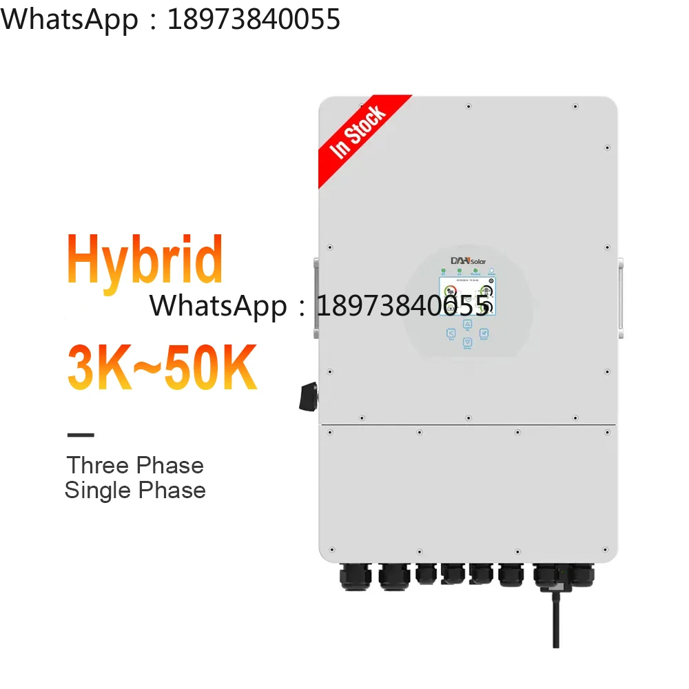 

Гарантия 10 лет, 3-фазный HV солнечный гибридный инвертор, 380 В, ВЫКЛ на сети, 100 ~ 800 В, высоковольтный LFP-аккумулятор, 12 кВт до 150 кВт, инверторы Mppt