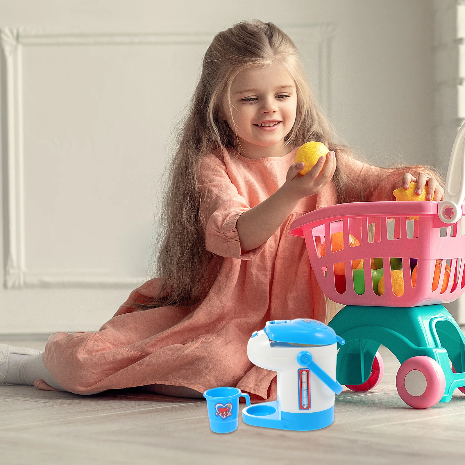 

Simulation Water Dispenser Toy Drinking Fountain Creative Kids Mini Plastic Play House Role Playing Educational Child
