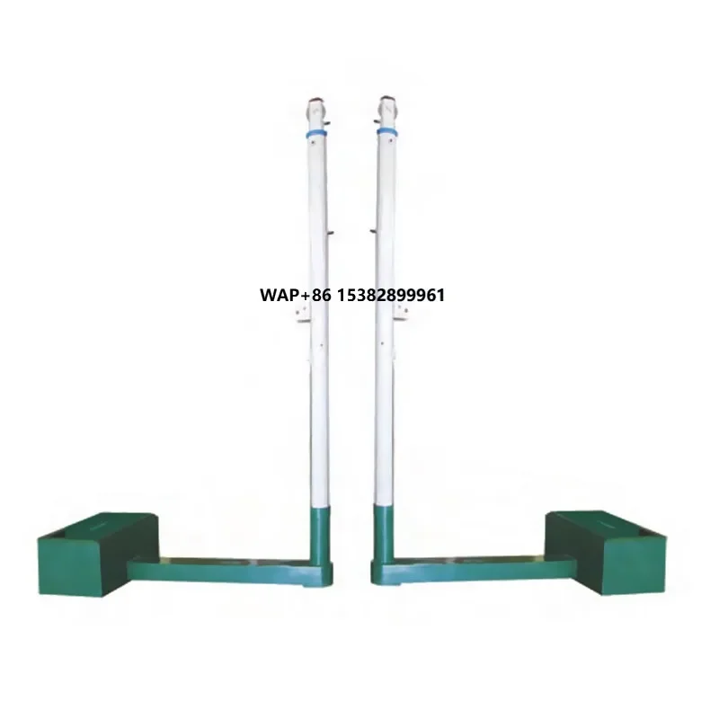 Professional Factory Price Adjustable Movable Stainless Steel Volleyball Post Volleyball Pole Stand