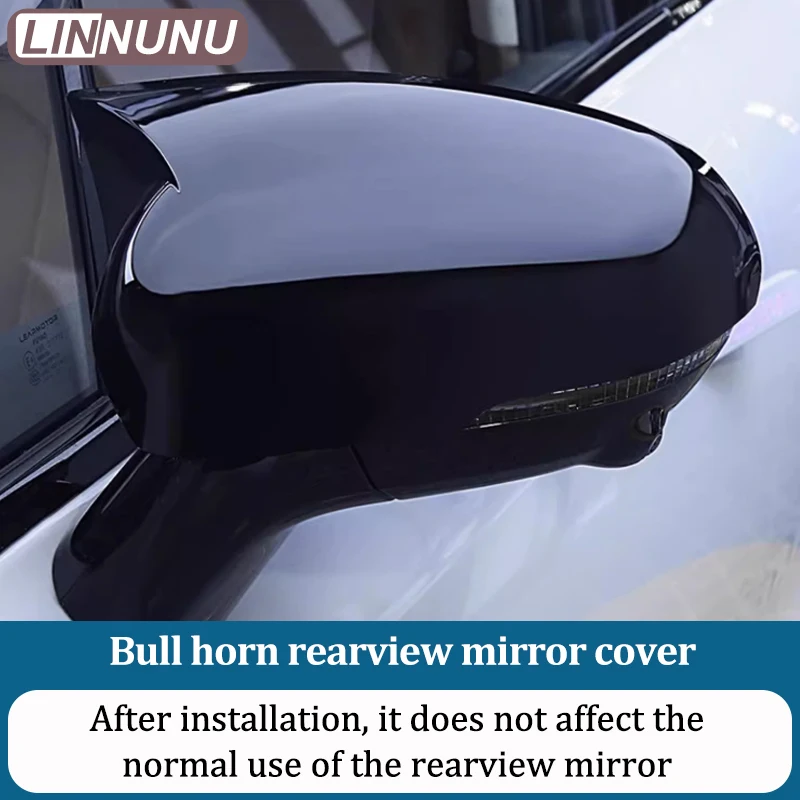 Linnunu Fit for Leapmotor C10 Car Rearview Mirror Protective Case Reversing Mirror Cover Anti-Collision Sticker Abs Material Full Coverage Protection Original Car Accessories Car Accessories Special