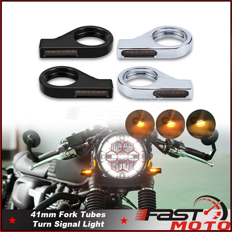 

6 leds Motorcycle Indicators Mini LED Turn Signal Light Flasher Flowing Signals Lamp Blinker For Harley Bobber Custom Cafe Racer