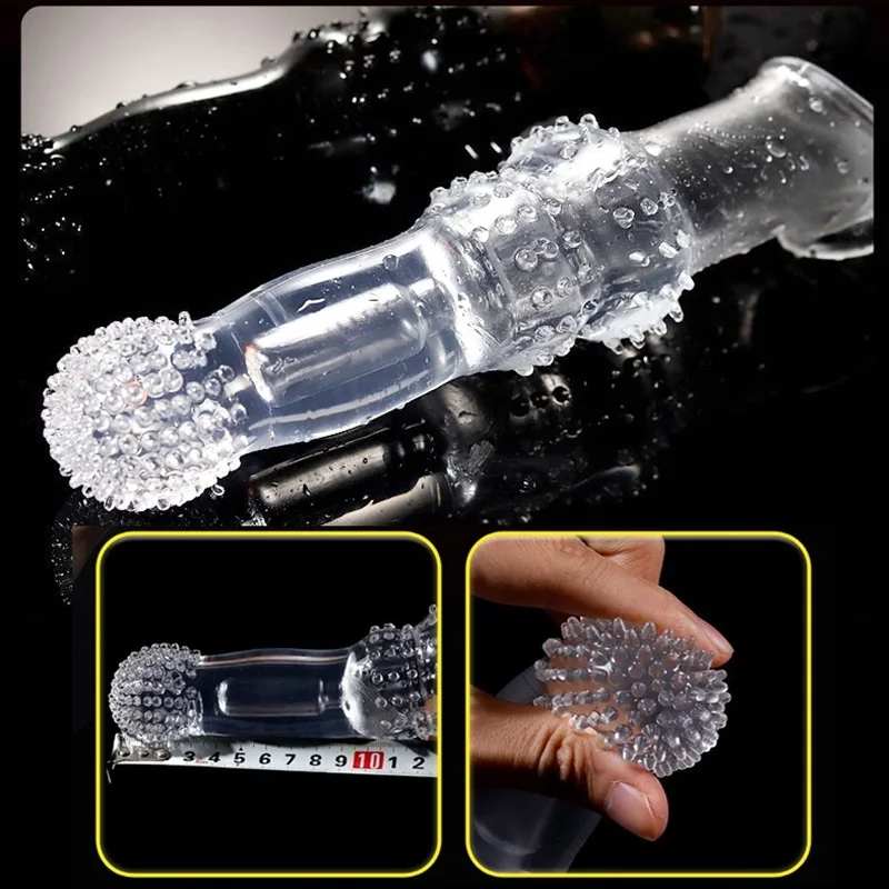 245mm Big Penis Sleeve Extender Sex Toys for Men Reusable Condom Male Penis Enlarger Sleeve Cock Ring Delay Ejaculation Sex Shop