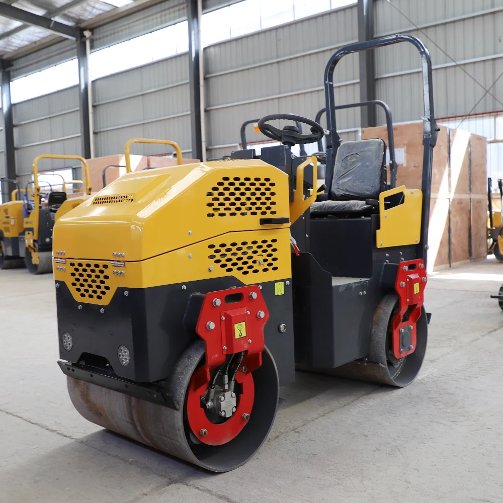 Vibrating Road Roller Water Cooled Diesel Engine Vibratory Road Roller for Construction Asphalt Road Roller Machine