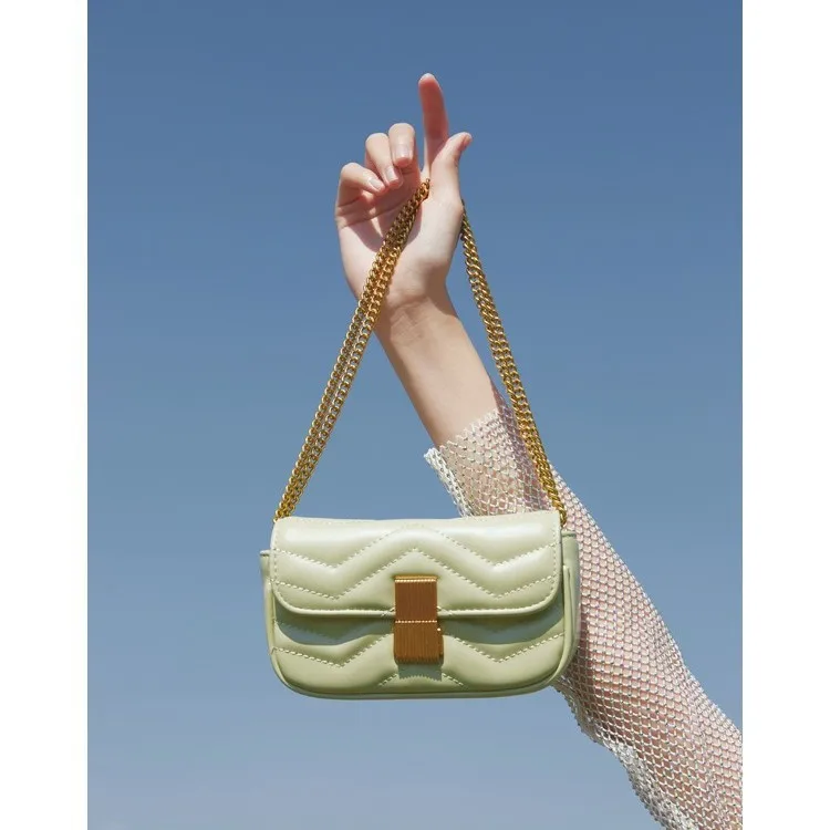 حقيبة كتف بتصميم متخصص على شكل سلسلة حقيبة كتف جديدة من xiaoxiangfeng حقيبة ساعي البريد للنساء متعددة الاستخدامات تحت الإبط #5