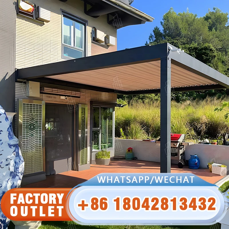 

Customizable Factory Made Gazebo Pergola for Outdoor Backyards in Europe Creative Function Enabled Use