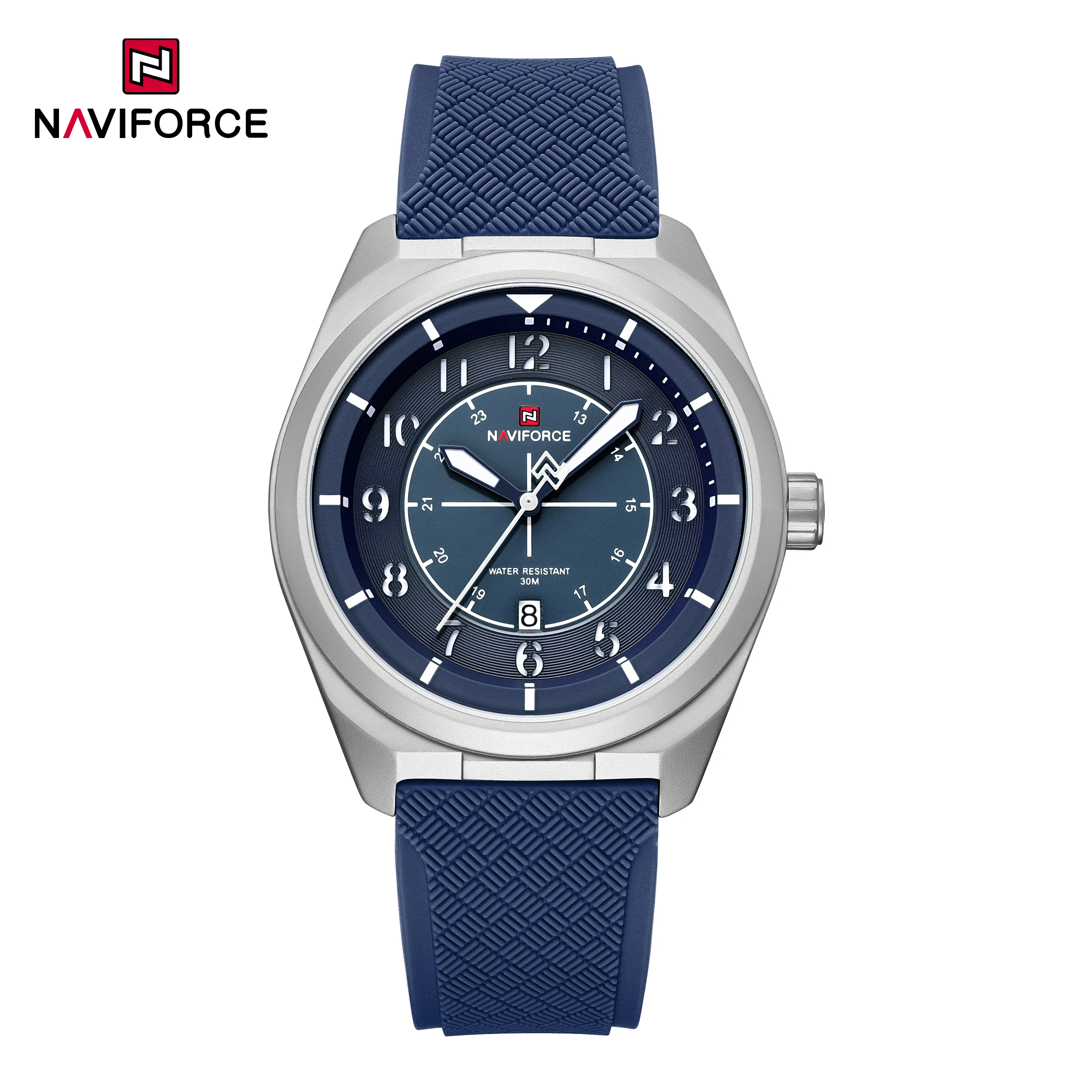 New Style NAVIFORCE Fashion Tooling Wind Man Watch Shockproof 30m Waterproof High Quality Men  Watch Quartz Clock Silicone Strap