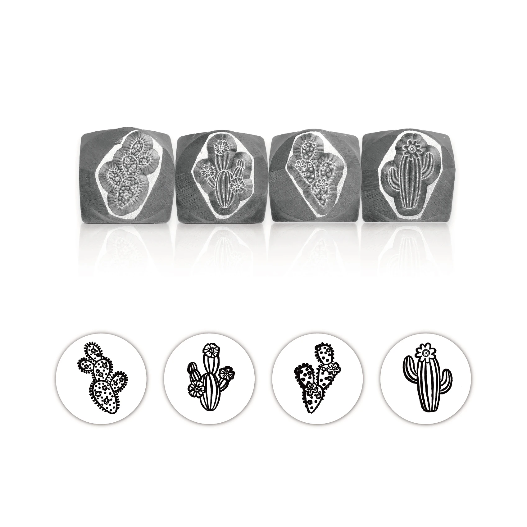 

Metal Stamp Cactus Design Stamp for Jewellery Stamping Tool (10.5MM)