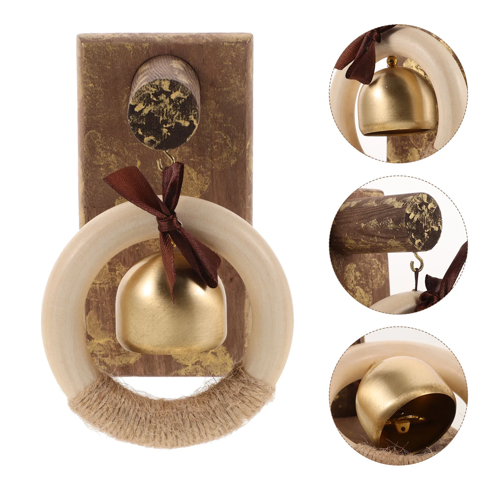 

Doorbell Wind Chime Elegant Japanese Design Brass Home Decor Clear Ringtone Easy Install Entrance Bell Door Chime for Entrance