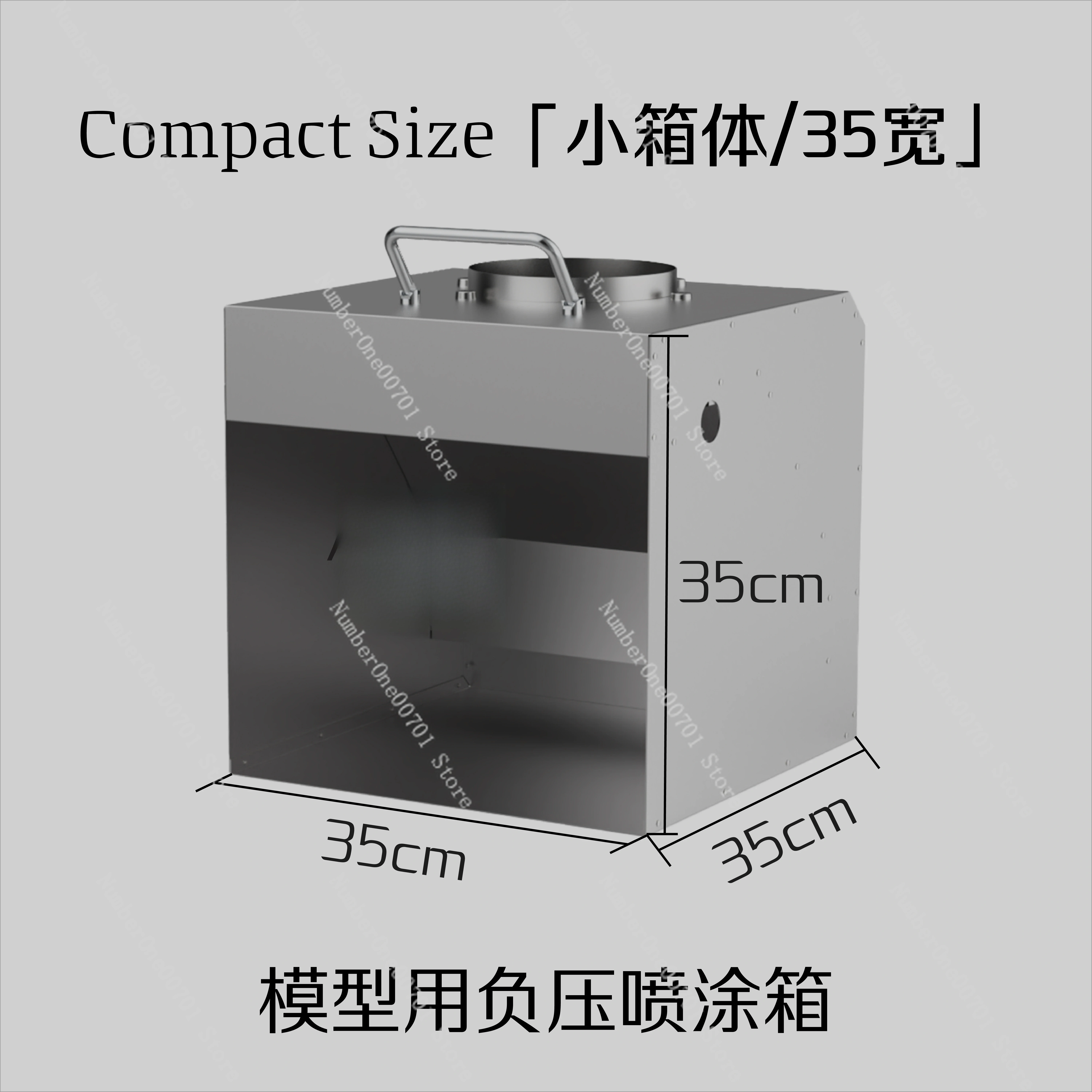 Spray Booth with Ventilation for Model Painting, Hobby Airbrush & Miniature Spray Box