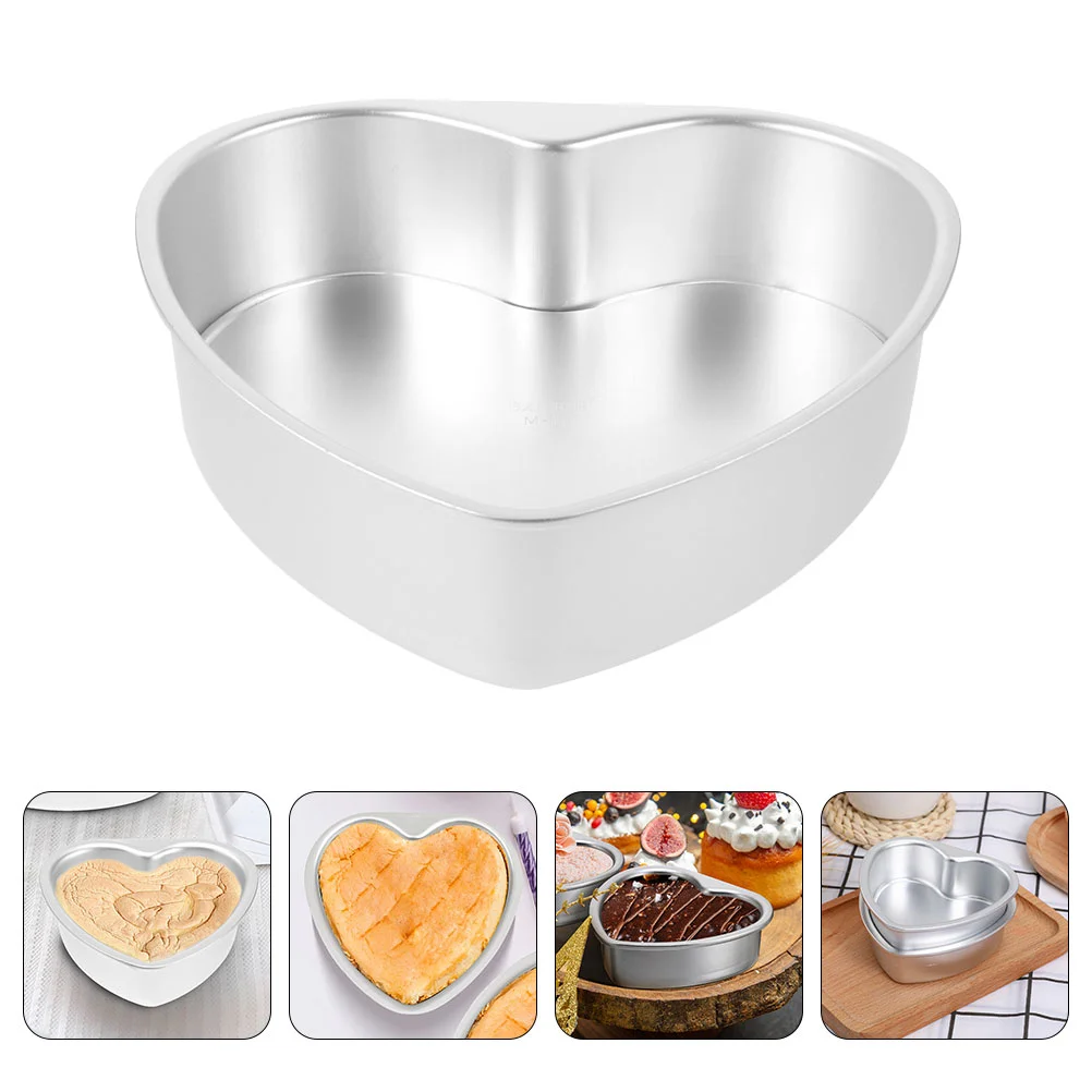 

Heart Cake Mold For Cakes Tin Baking Supplies Mould Molds Pans Tins Removable Base Ring
