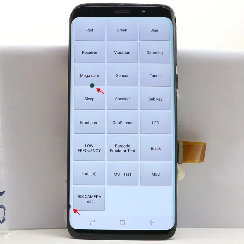 For Samsung Galaxy S8 SUPER AMOLED LCD G950 G950F SM-G950FN SM-G950F/DS LCD Display Touch Screen Digitizer Assembly With Fram