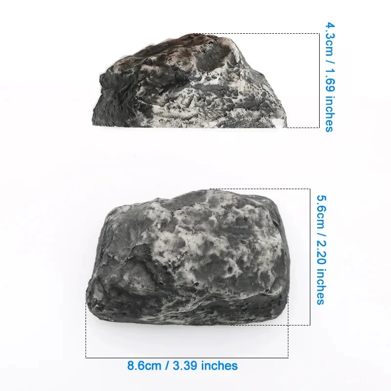 Imagem -05 - Portátil Pedra de Rocha Forma Chave Cofre Escondido de Armazenamento Secreto Compartimento para Casa ao ar Livre Jardim rv Seguro Impermeável